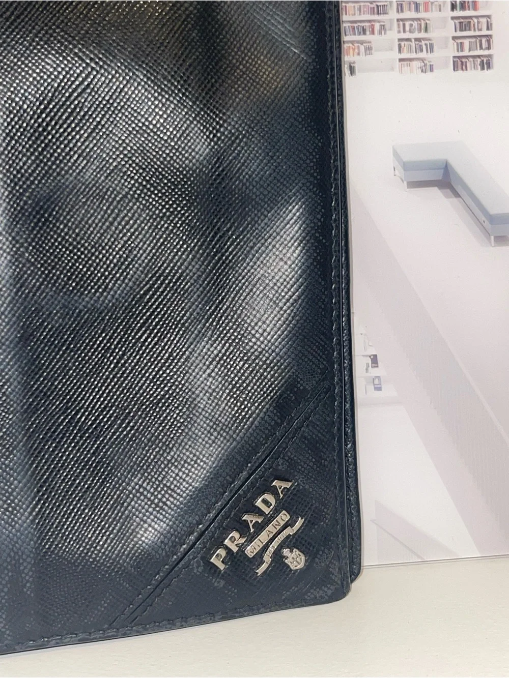 Prada black saffiano